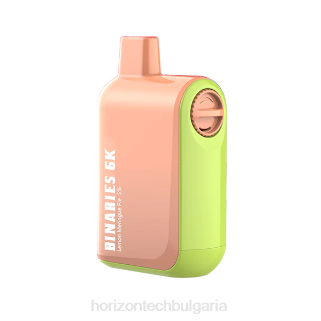 HorizonTech Binaries Cabin за еднократна употреба 15мл лимонов безе пай P4F839 Horizon Tech Vape Coils