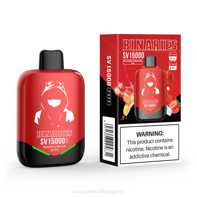 HorizonTech Binaries Cabin еднократна употреба sv ягодов бананов лед P4F893 Horizontech Vape Bulgaria