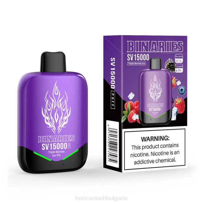 HorizonTech Binaries Cabin еднократна употреба sv троен лед от горски плодове P4F894 Horizon Tech Vape Tank