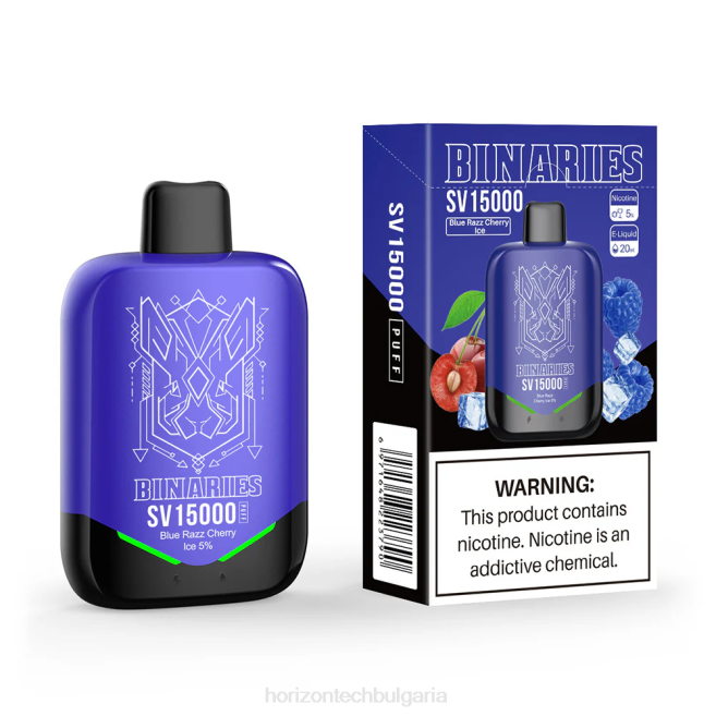 HorizonTech Binaries Cabin еднократна употреба sv blue razz черешов лед P4F83 Horizontech Vape Bulgaria