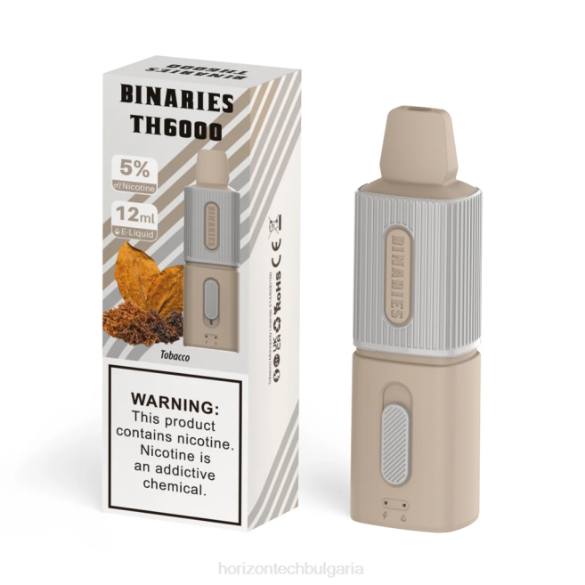 HorizonTech Binaries Cabin th6000 за еднократна употреба 12 мл тютюн P4F8120 Horizon Tech Coils